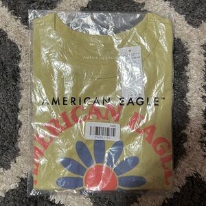 AE Cropped Hey Baby Tee